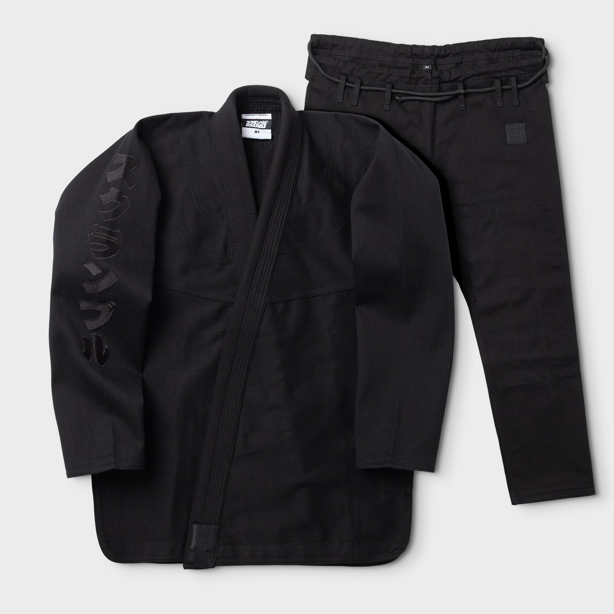 Scramble Makoto V2 BJJ Gi - Midnight Black Edition