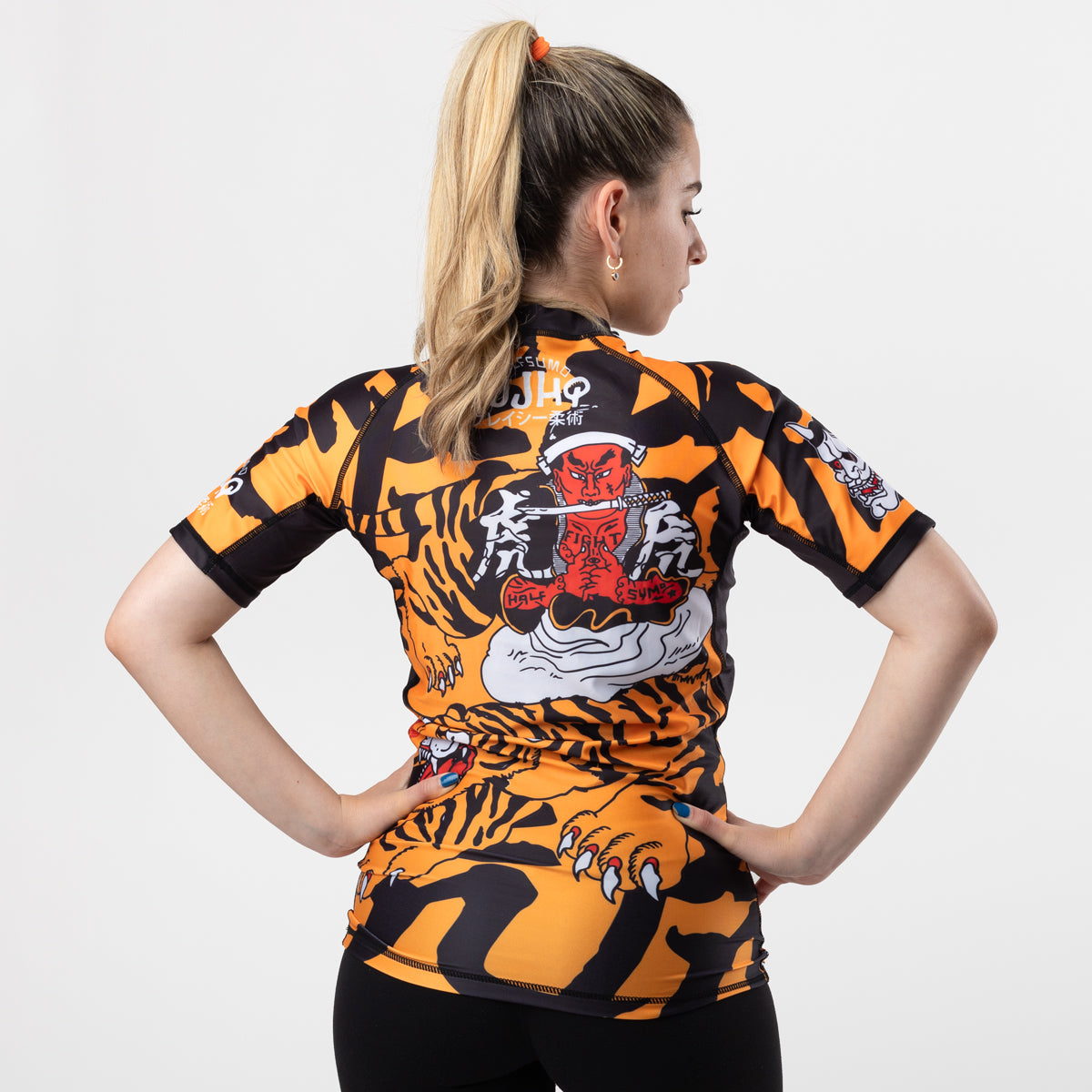 Women Rash Guard Long Sleeve Half Zipper Long Sleeve Swim