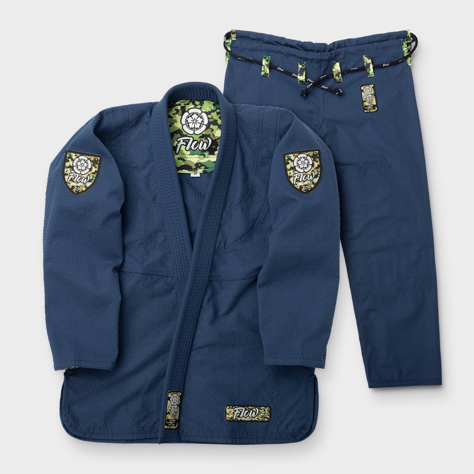 Flow Kimonos Alpine Pro 2.8 BJJ Gi - Navy Blue