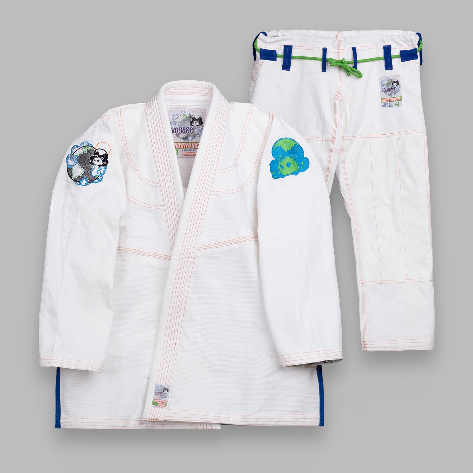 Inverted Gear Voyager BJJ Gi - White
