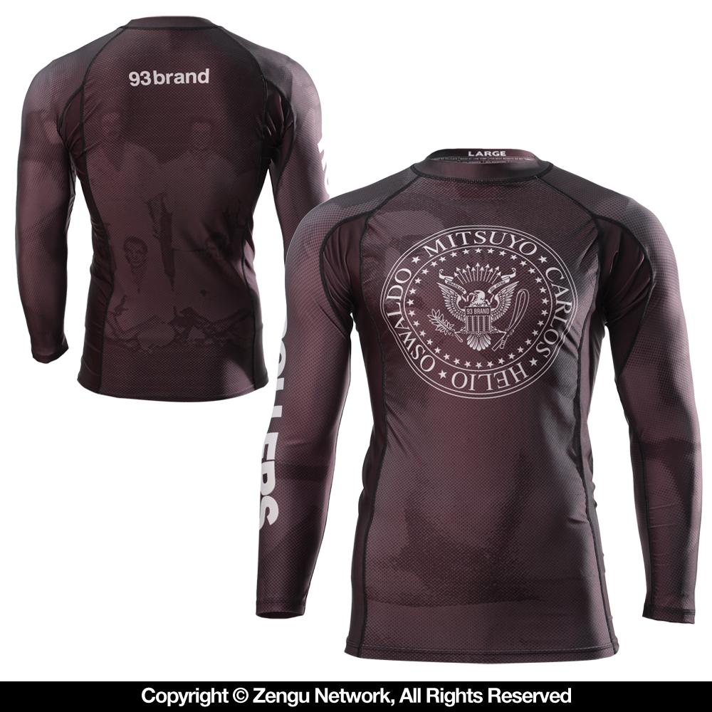 93brand Rollers 7/8 Sleeve Rash Guard