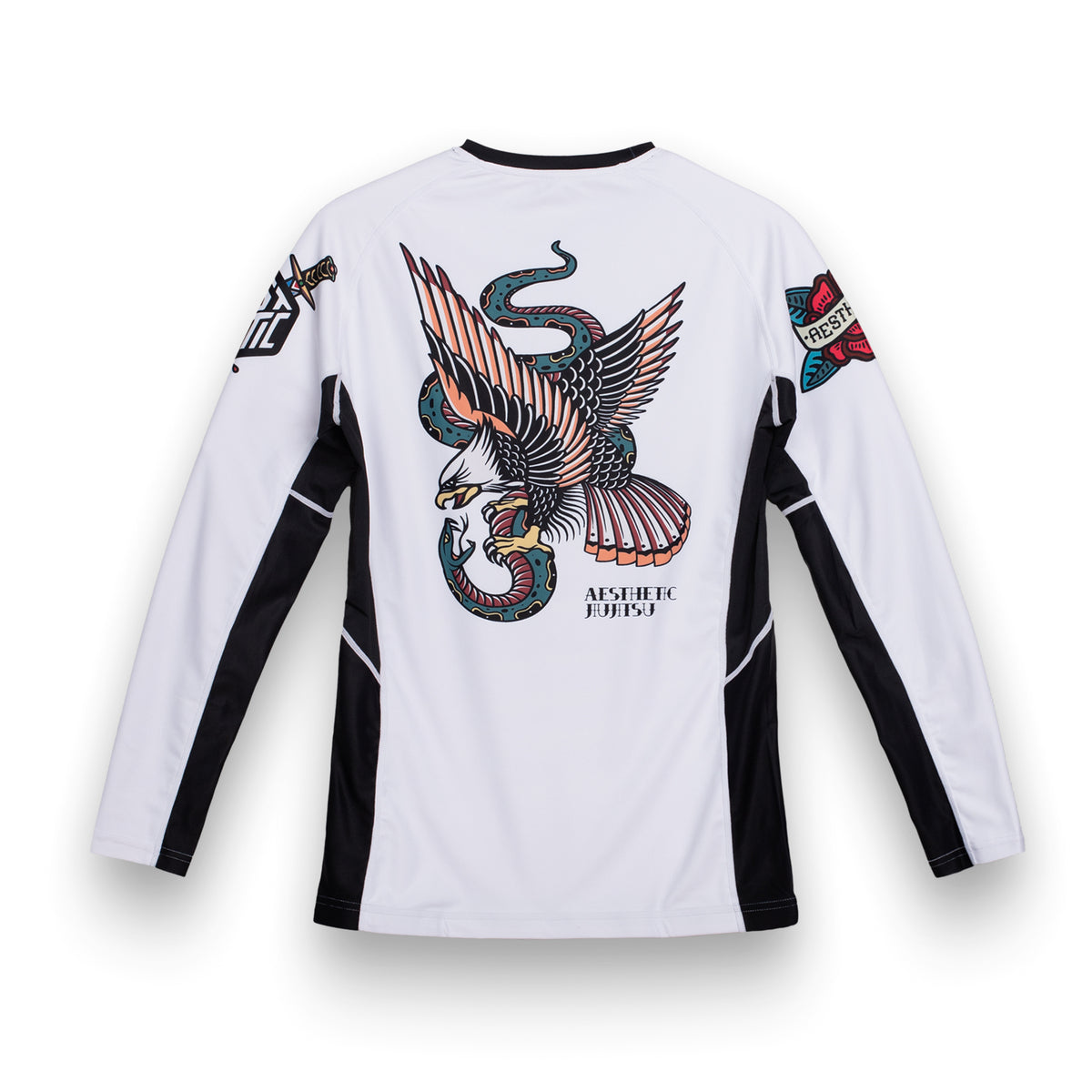 Aesthetic 'Old School' Women's Long Sleeve Rash Guard