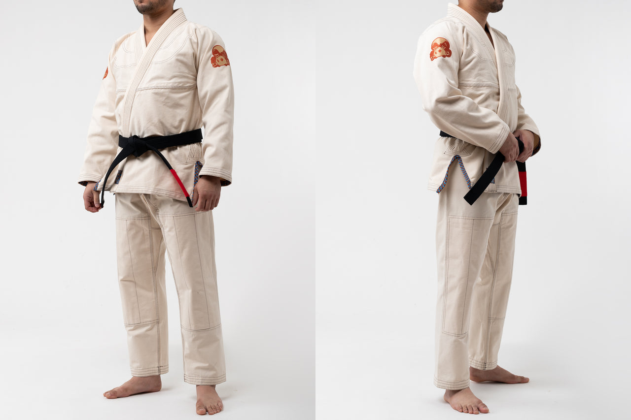 Inverted Gear Hybrid BJJ Gi - Unbleached/Mocha