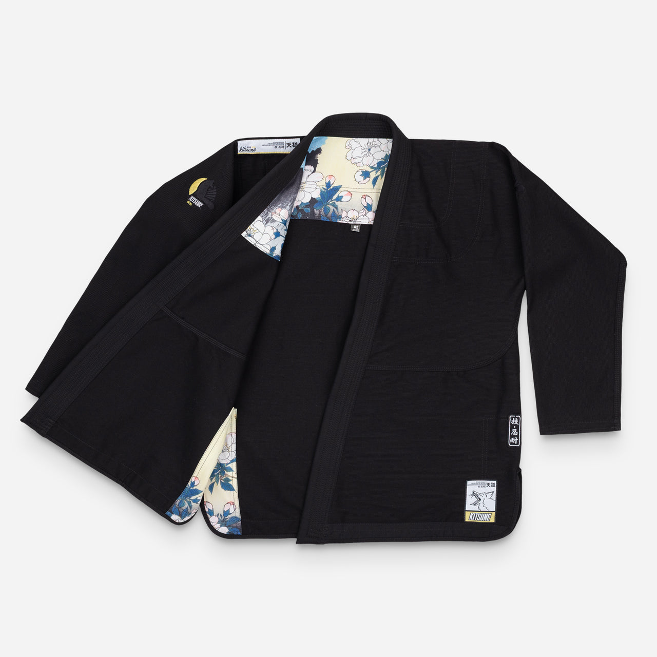 Kitsune "Bloom" BJJ Gi - Black