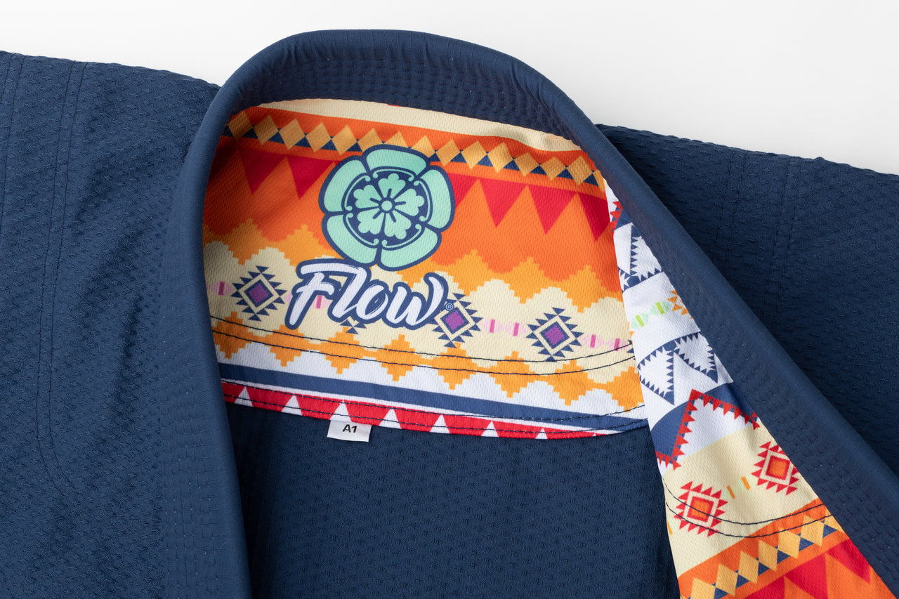 Flow Kimonos Alpine Pro 2.0 BJJ Gi - Navy Blue