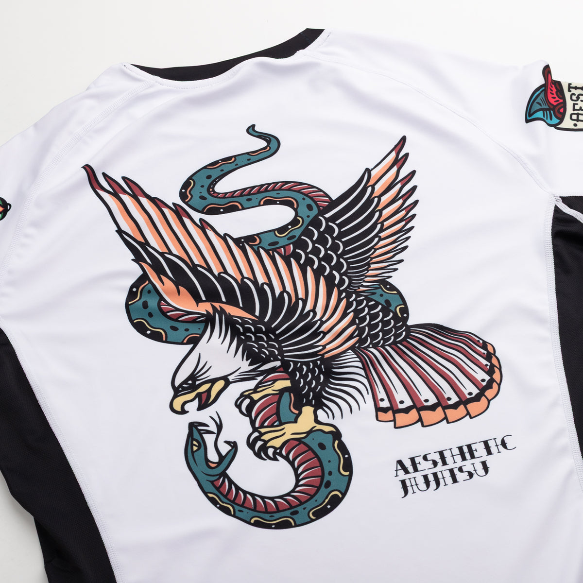 Aesthetic 'Old School' Women's Long Sleeve Rash Guard