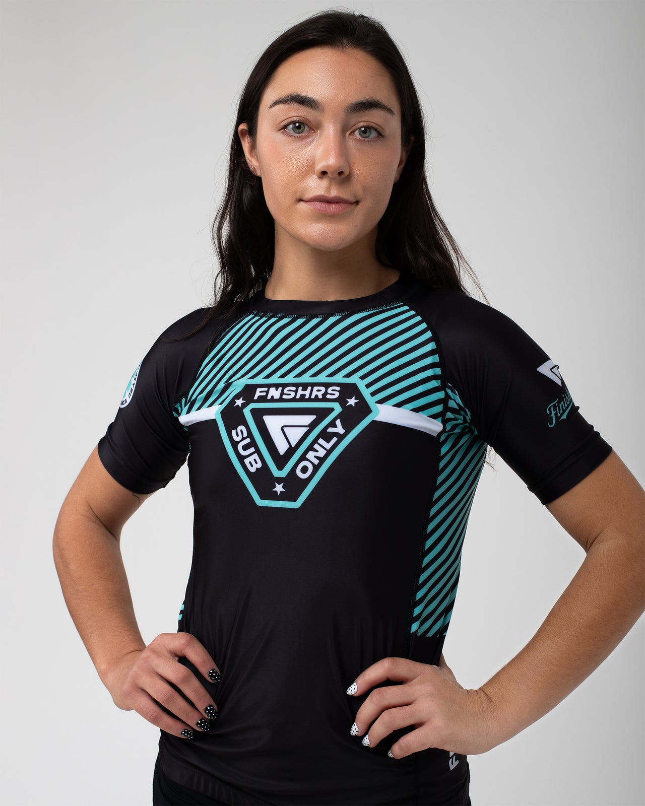 Finishers "Win or Learn How" Women's Short Sleeve Rash Guard