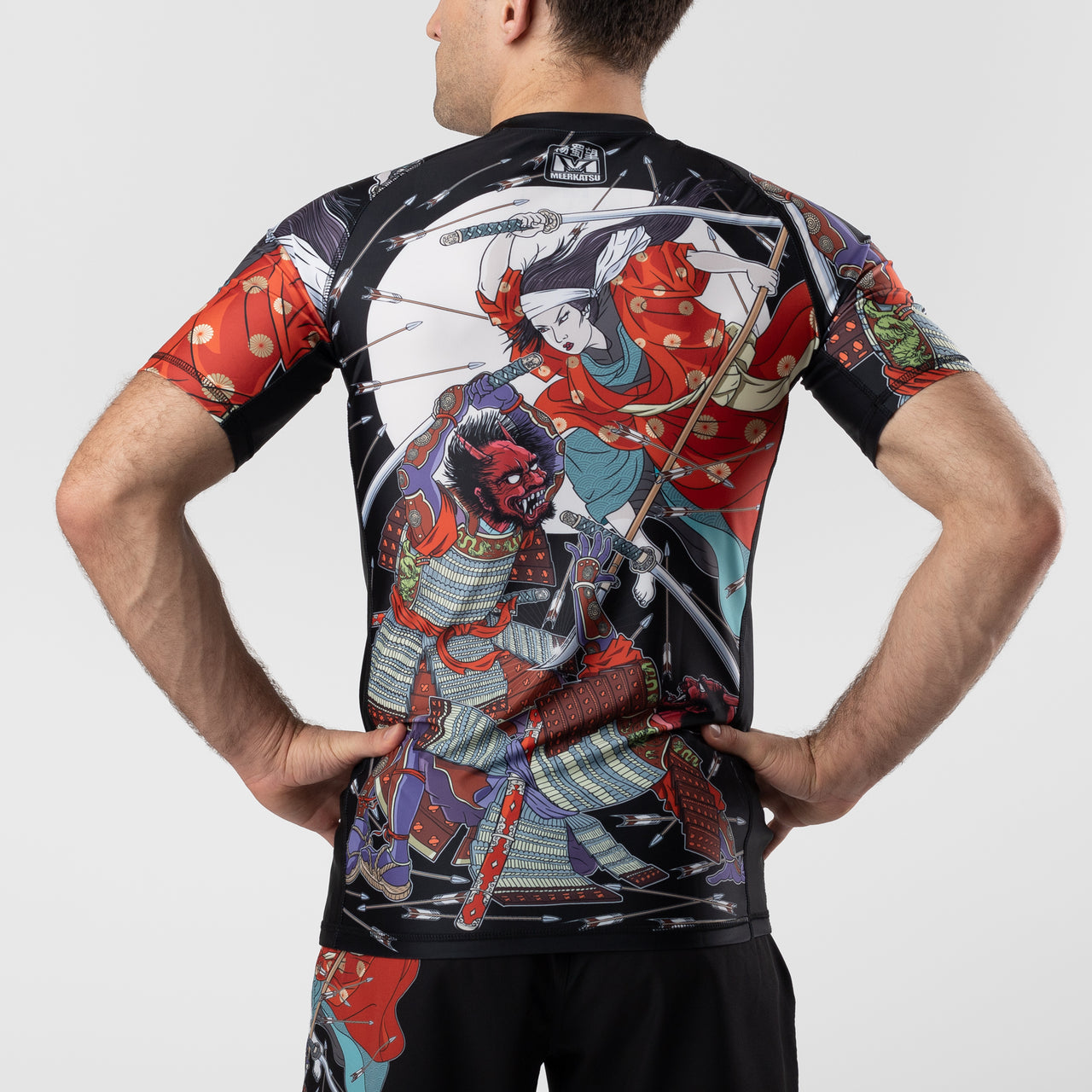 Meerkatsu "Demon Hunter" Short Sleeve Rash Guard