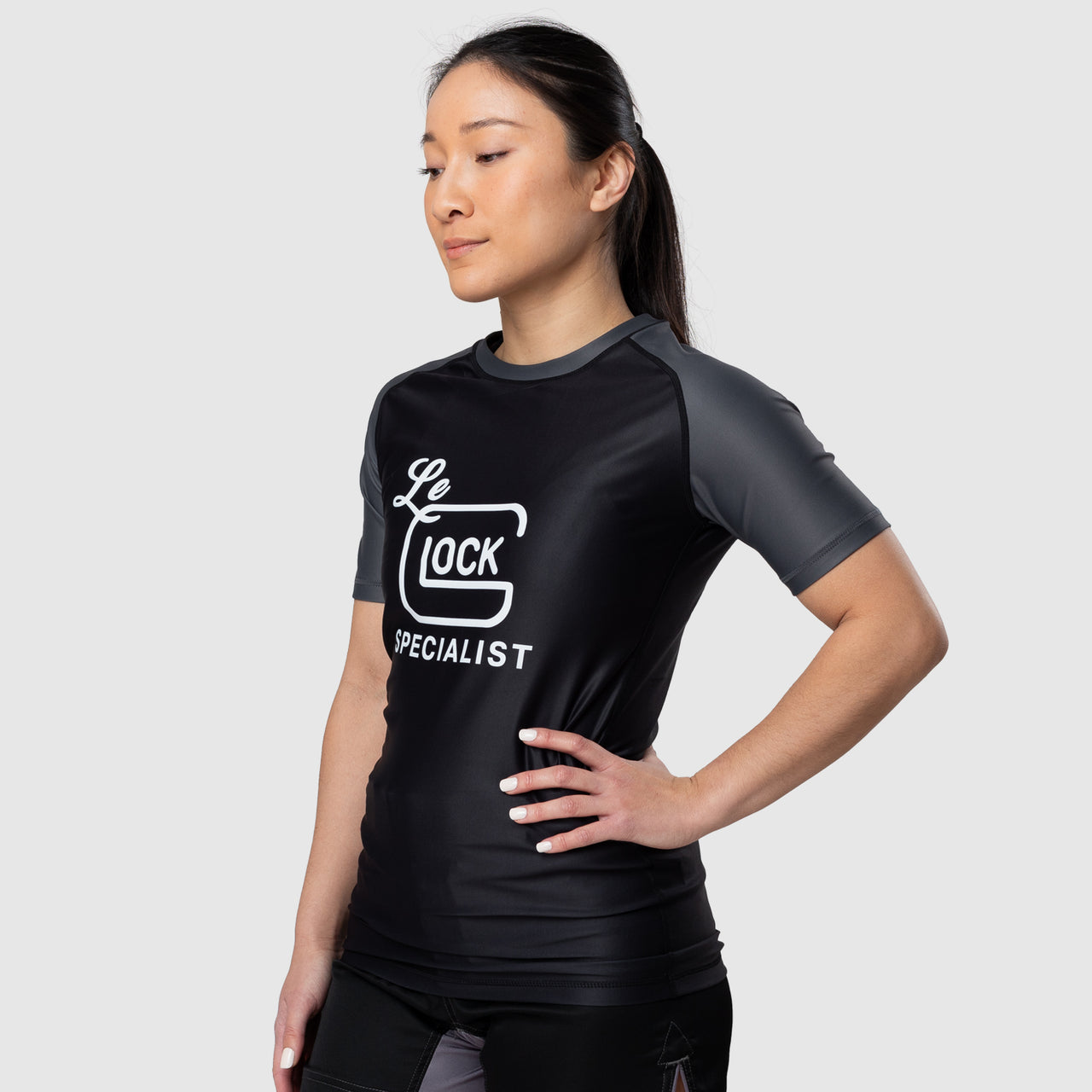 BJJ Wholesale Leglock Women's Short Sleeve Rash Guard