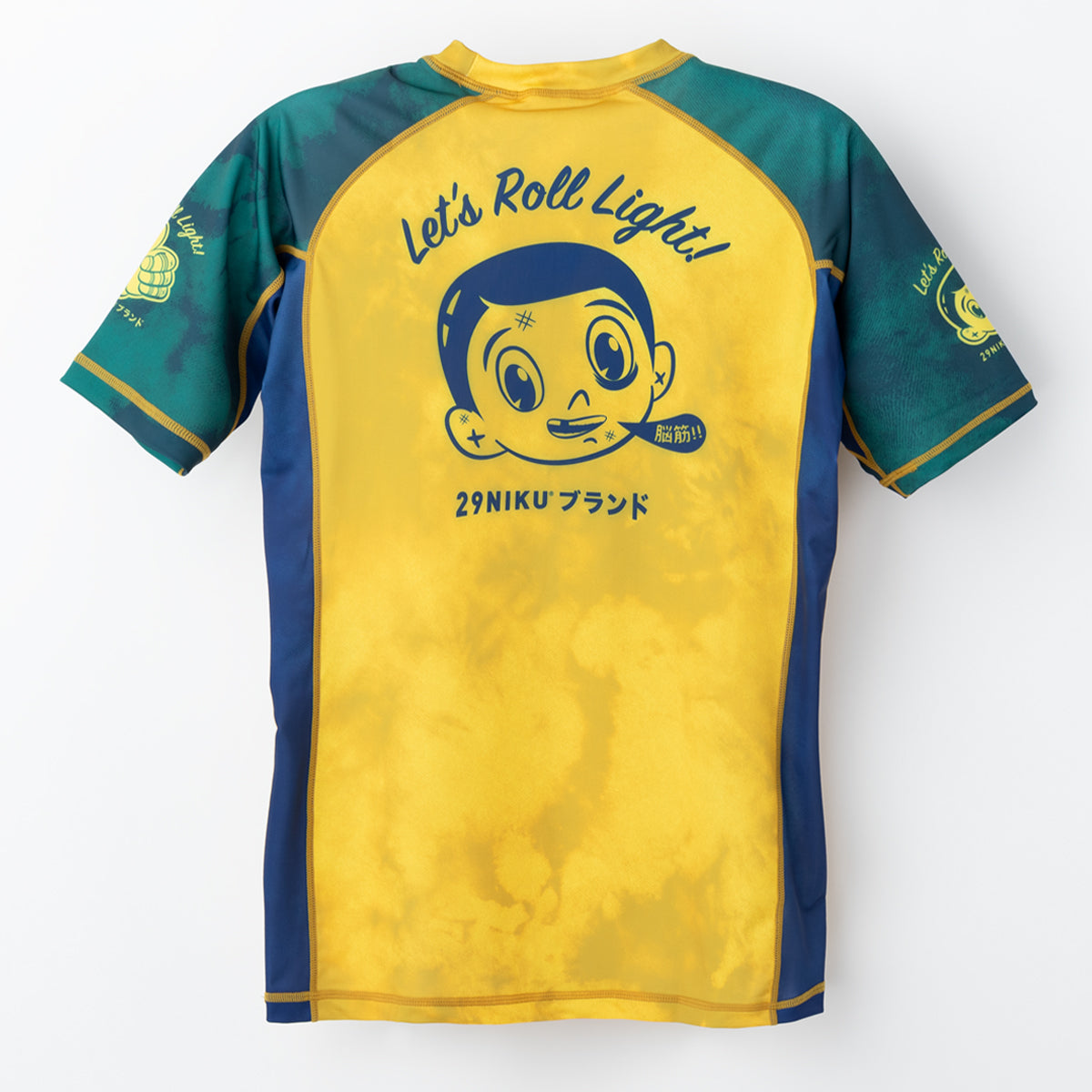 29Niku "Let's Roll Light" Rash Guard - Vintage Yellow