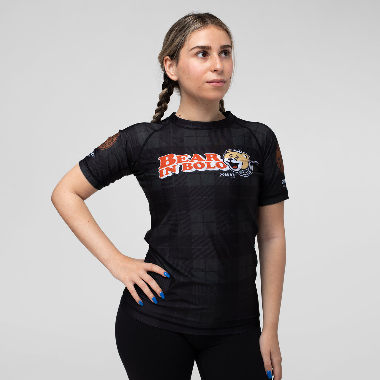 29Niku "Bear-In-Bolo"  Women's Rash Guard