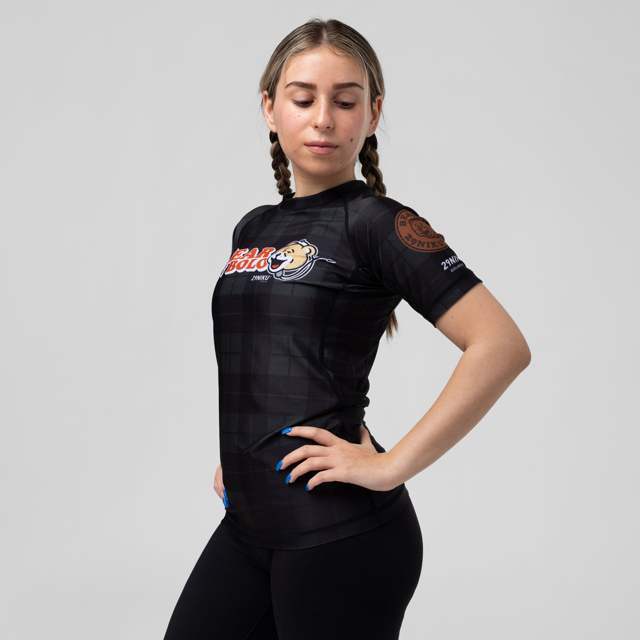 29Niku "Bear-In-Bolo"  Women's Rash Guard