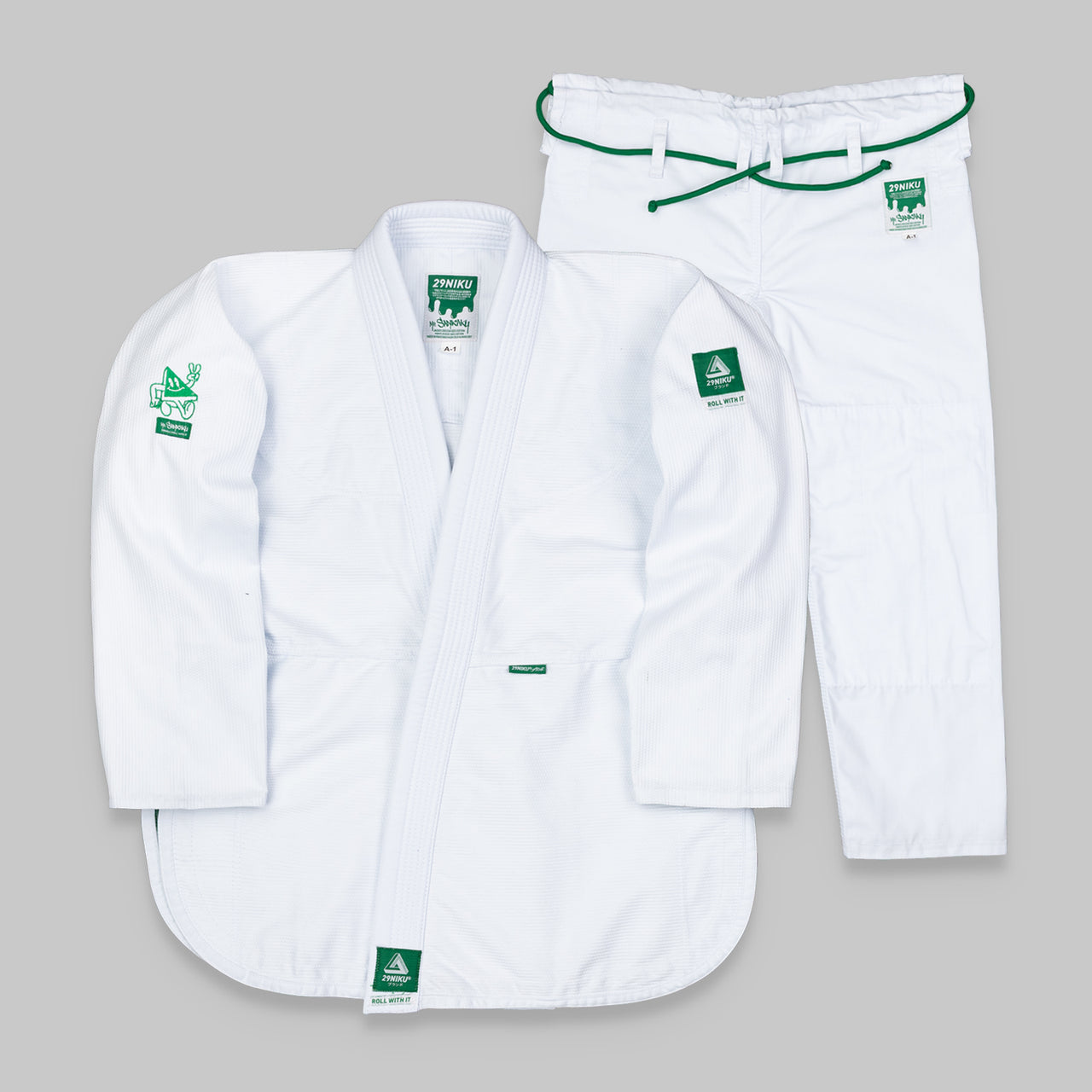 29Niku "Mr. Sankaku" Women's BJJ Gi - White