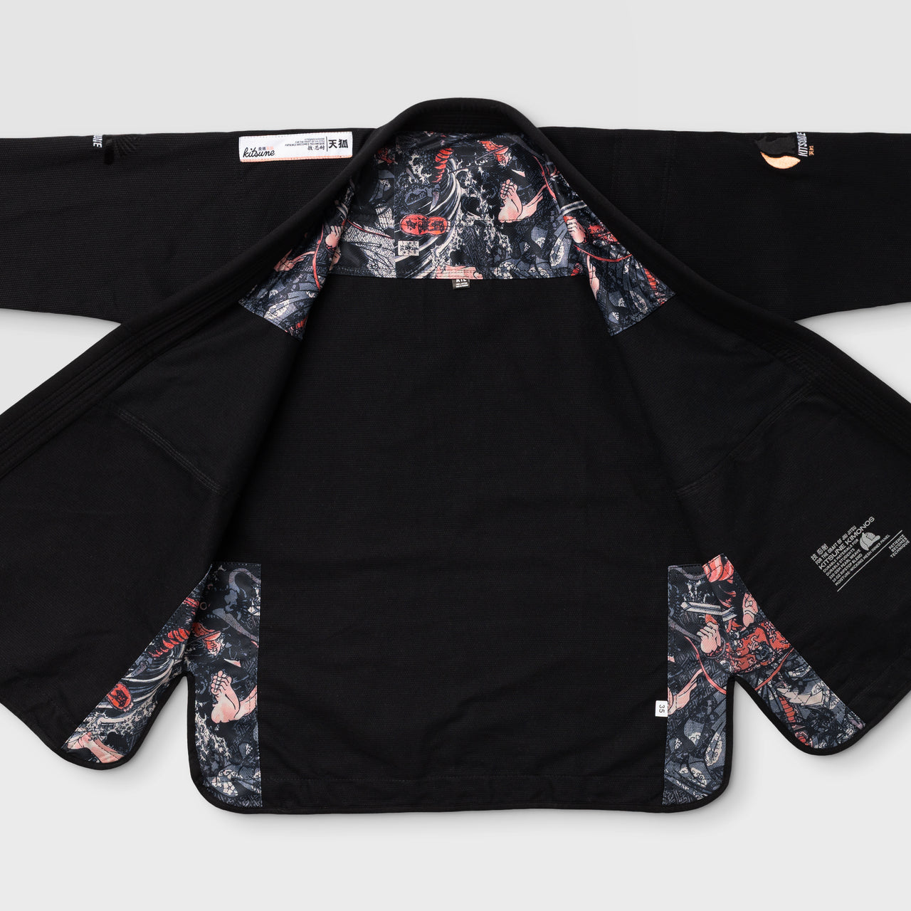 Kitsune "Dragon" Women's BJJ Gi - Black