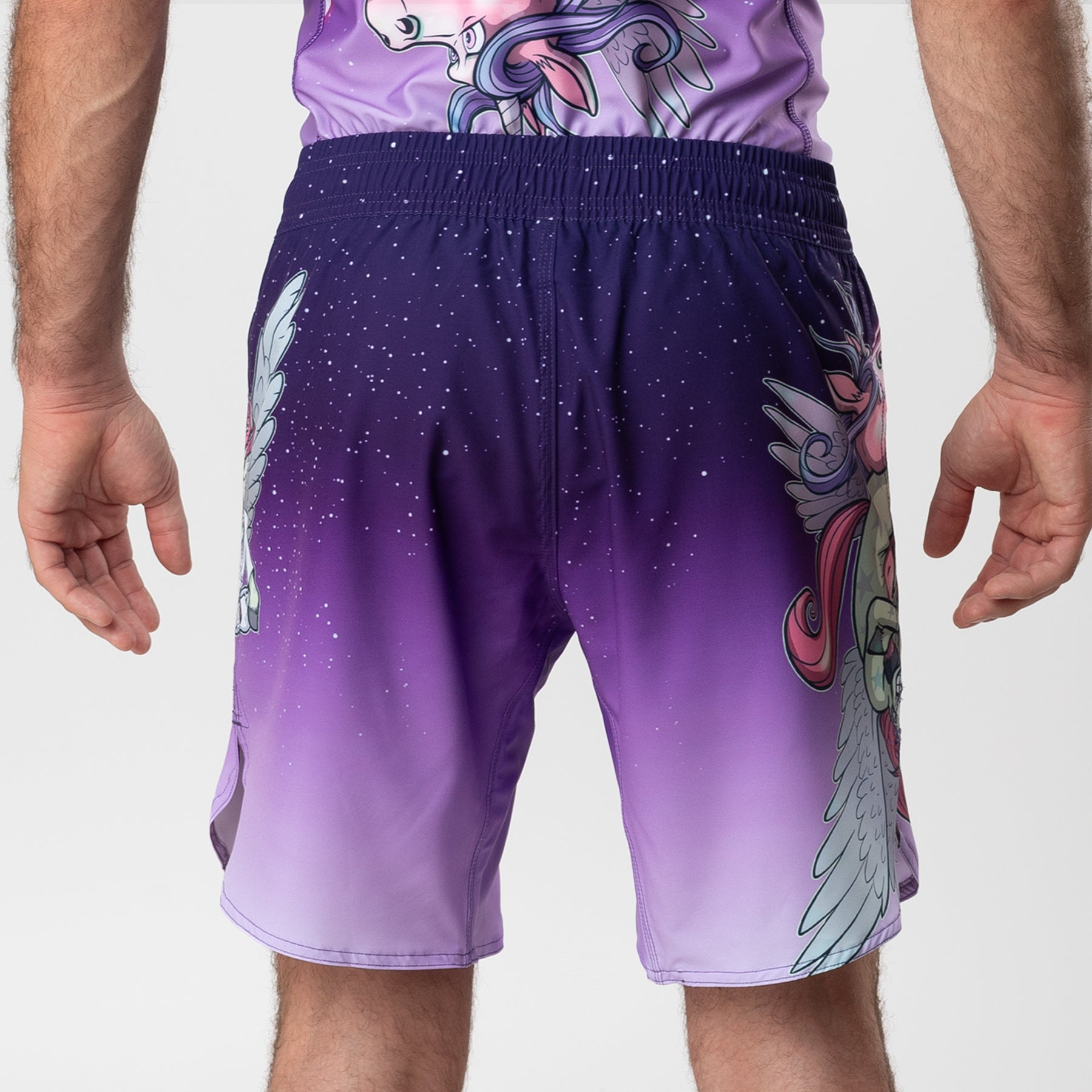 パンツ Sculptor NewEmoGinghamMicroShorts purple Meerkatsu 