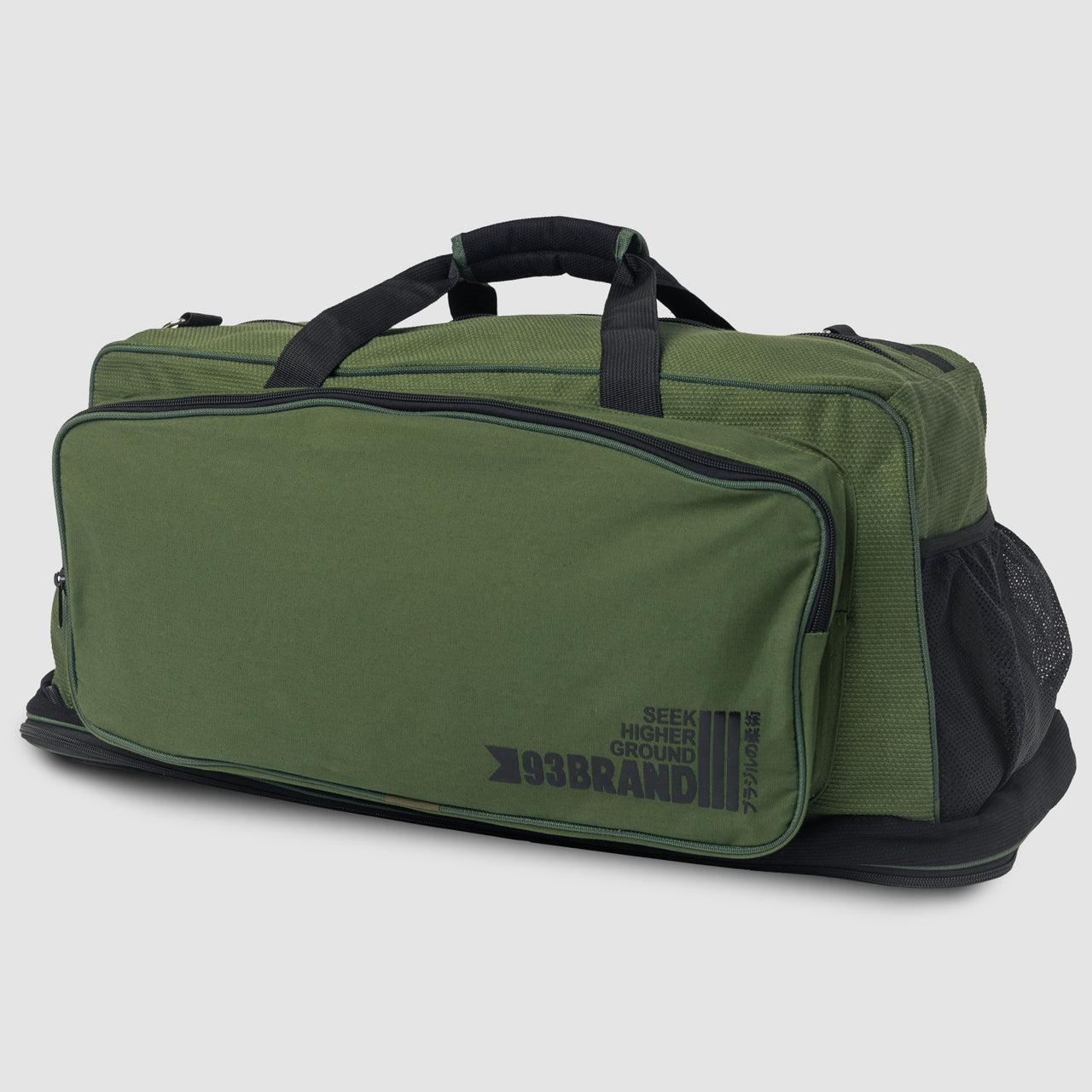 93brand "XL Pearl Weave" Duffel Bag (Olive Green)