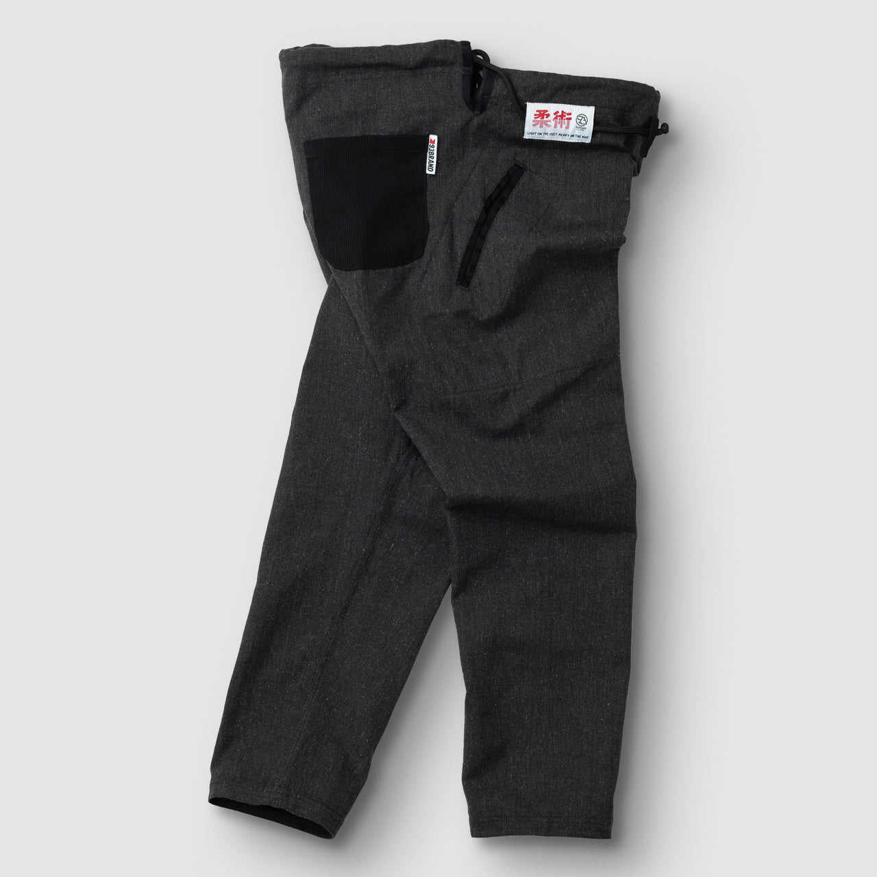 93brand JIU JITSU ORIGINALS Casual Gi Pants - Dark Marl Grey