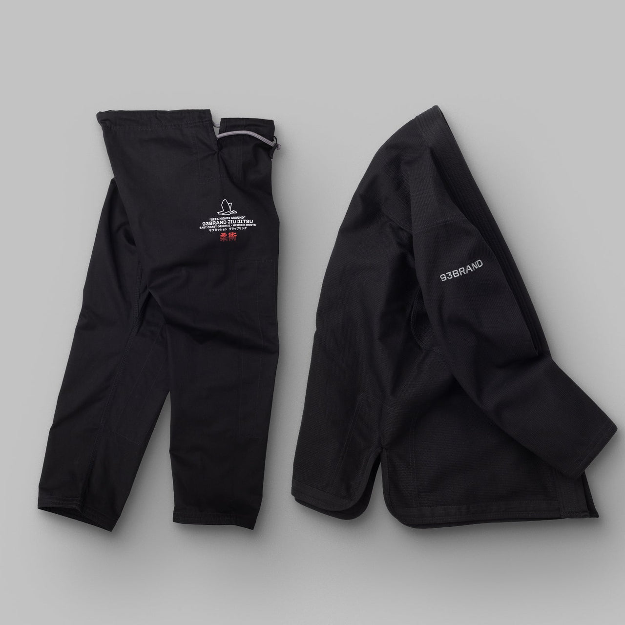 93brand Hooks Classic  BJJ GI - Black