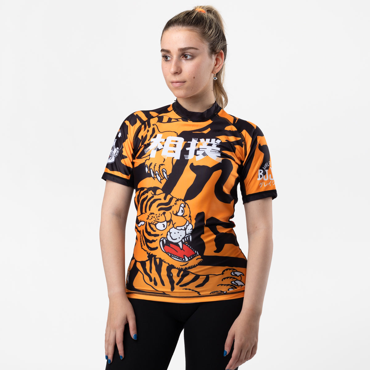 Half Sumo X HQ "Year of the Tiger" Women's Short Sleeve Rash Guard