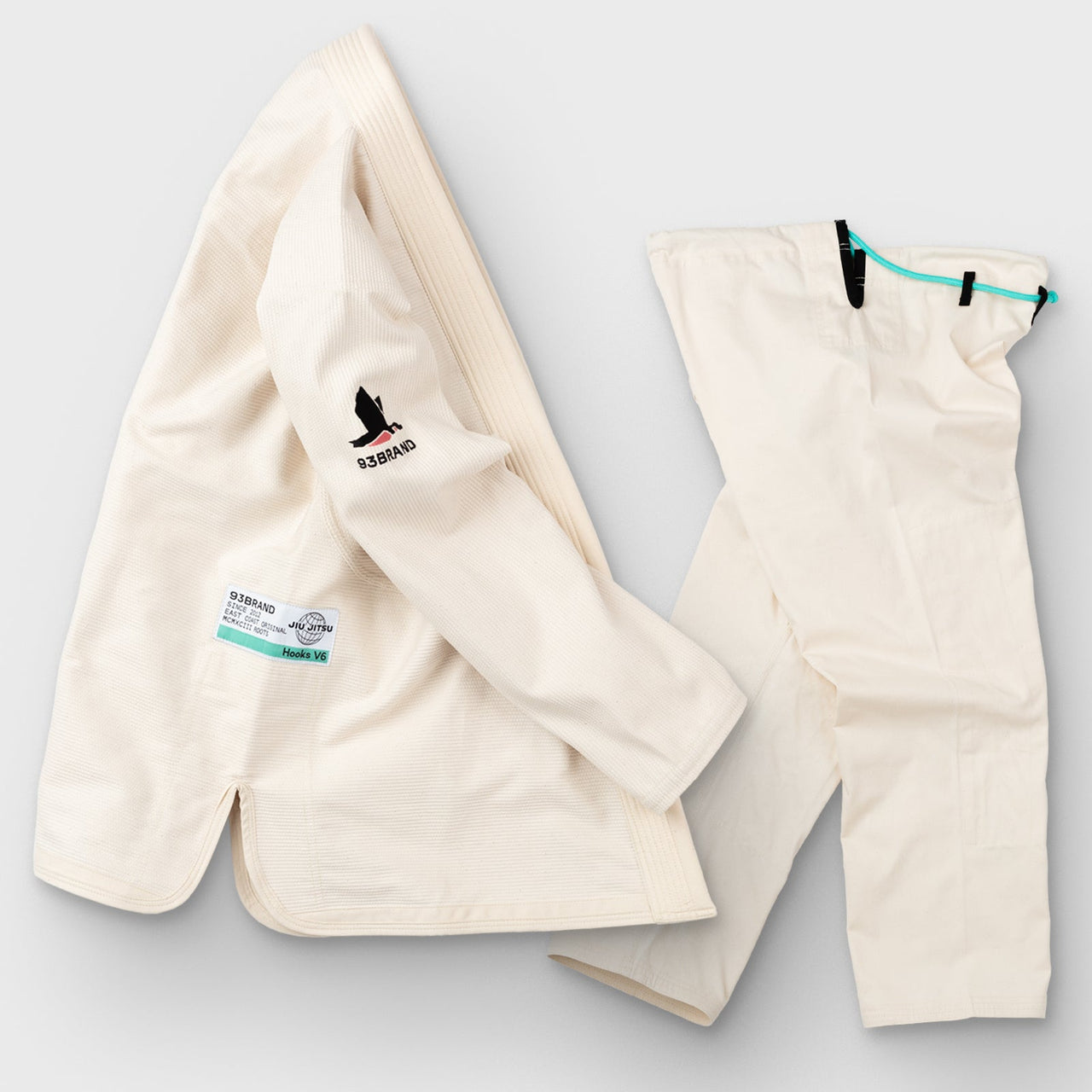 93brand Hooks V6 BJJ Gi - Unbleached