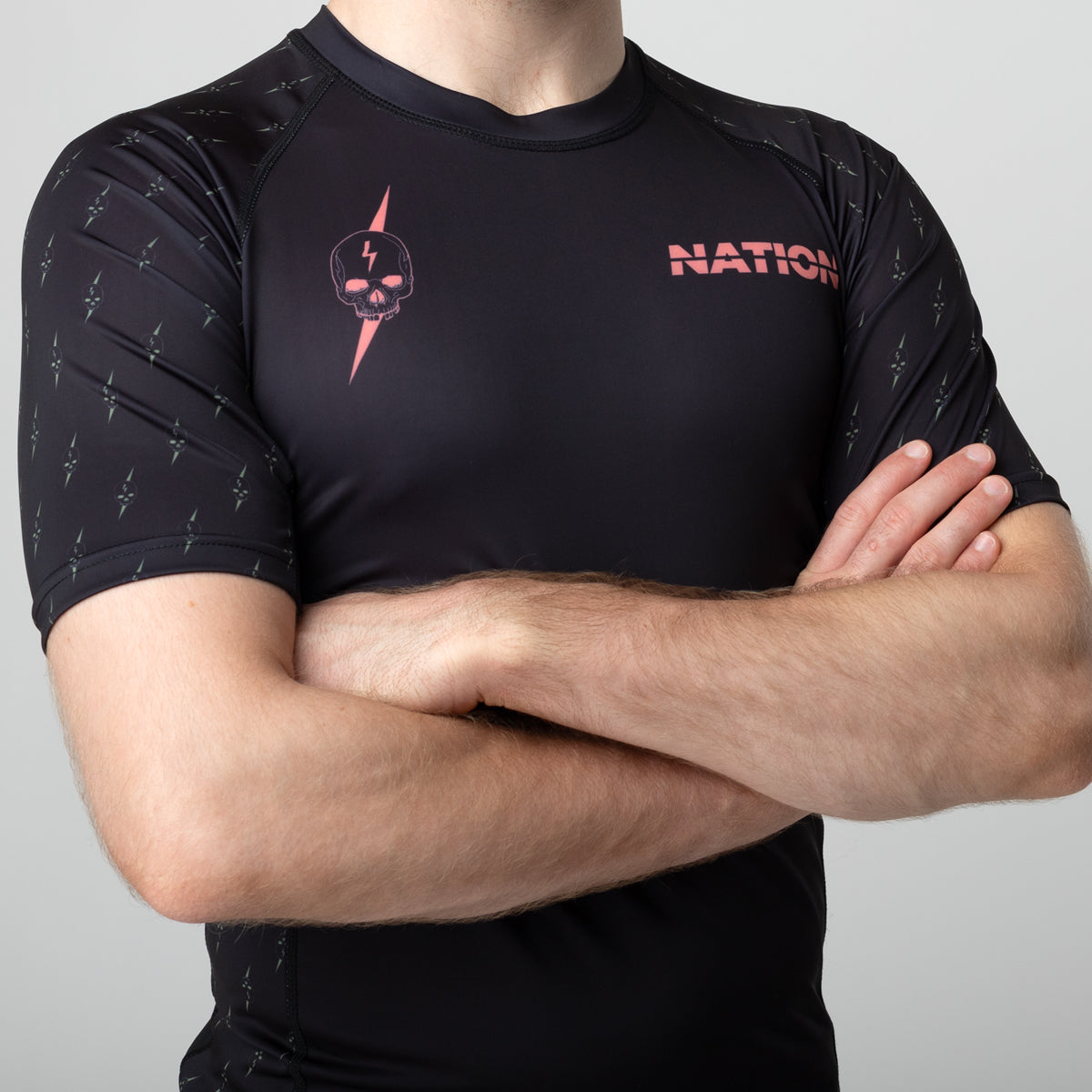 Nation Athletic "Death Cuddle Jiu Jitsu" Rash Guard