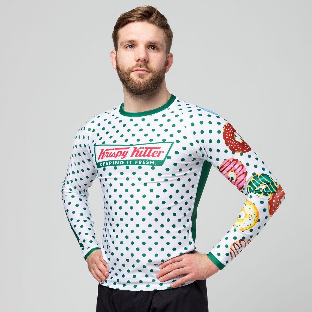 Rolling Society "Krispy Killer" Rash Guard LS Mens
