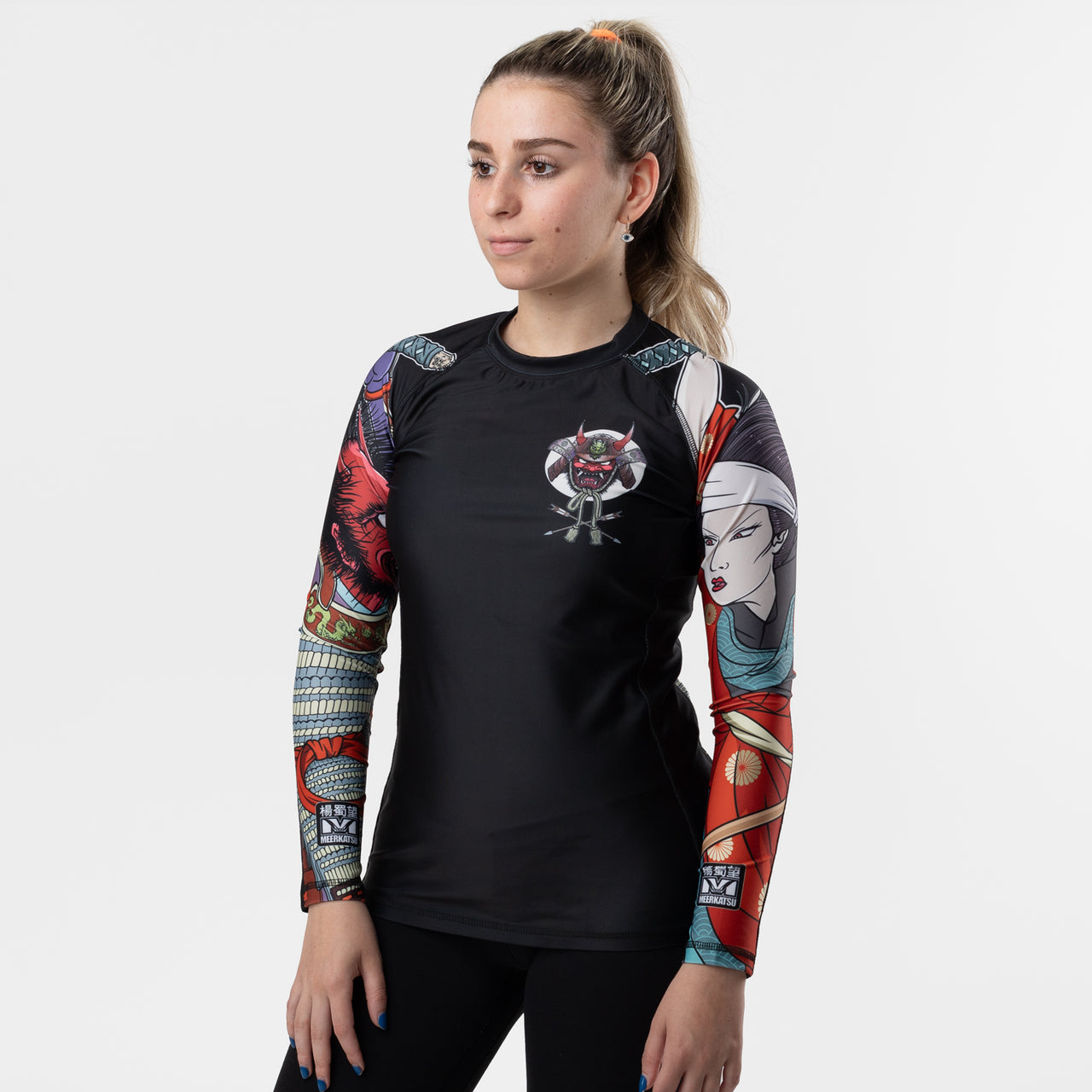 Meerkatsu "Demon Hunter" Long Sleeve Women's Rash Guard