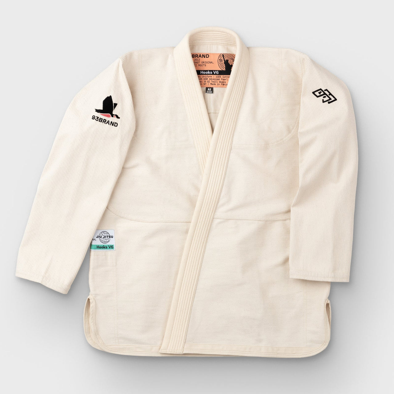 93brand Hooks V6 BJJ Gi - Unbleached