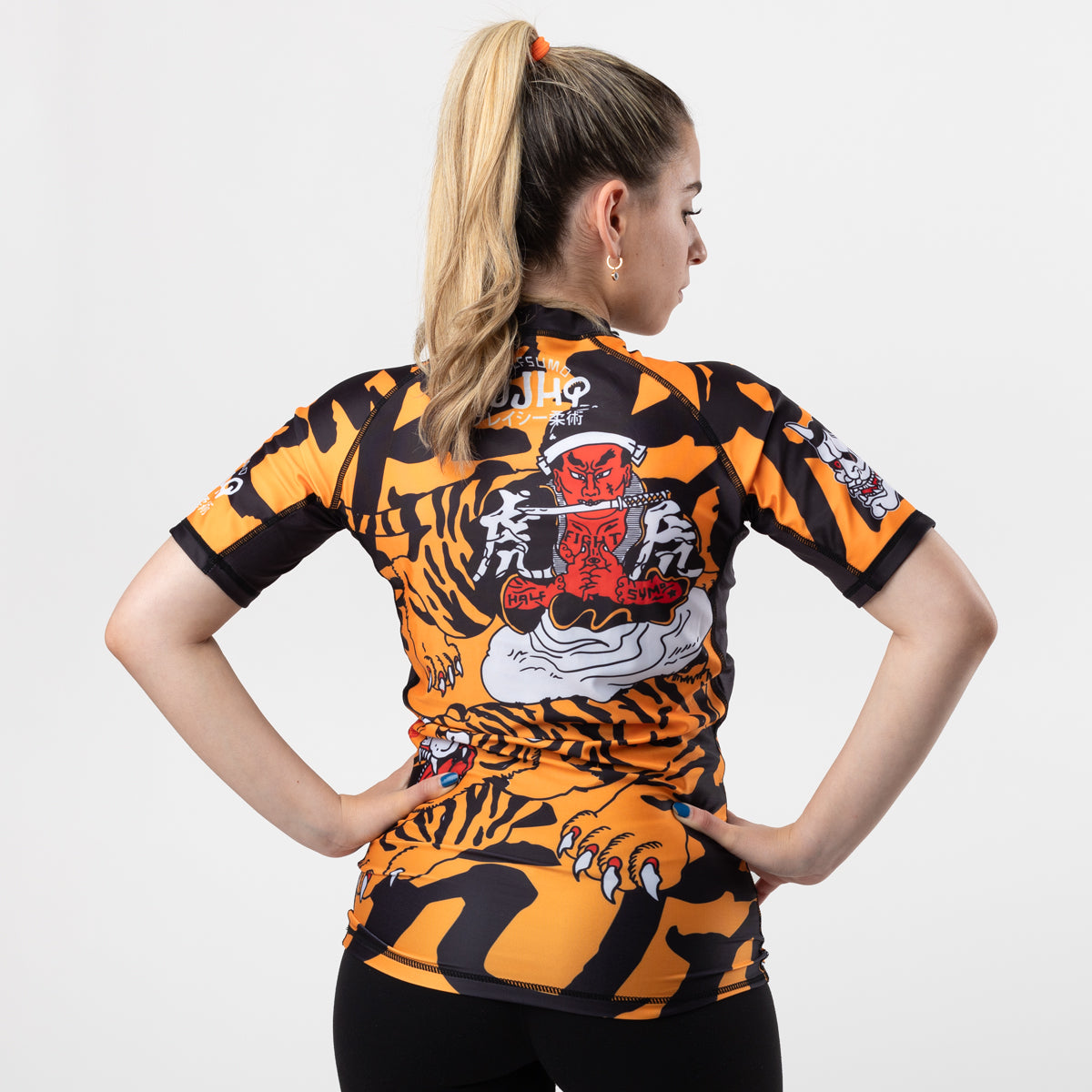 Half Sumo X HQ "Year of the Tiger" Women's Short Sleeve Rash Guard