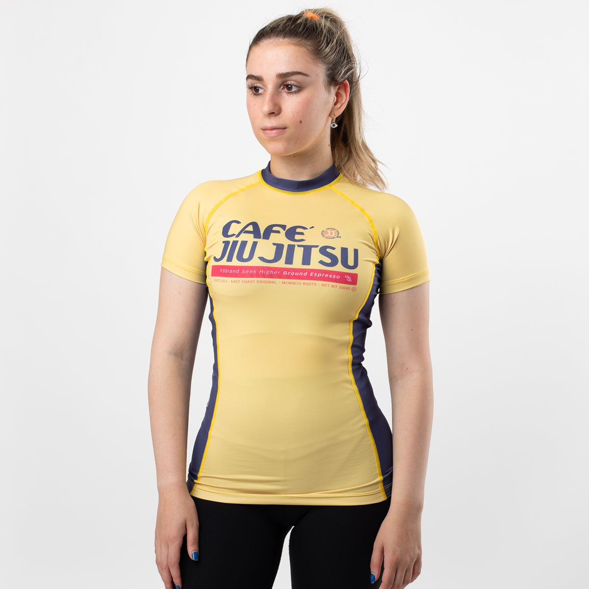 93brand "Cafe Jiu Jitsu" 2.0 Women's Rash Guard