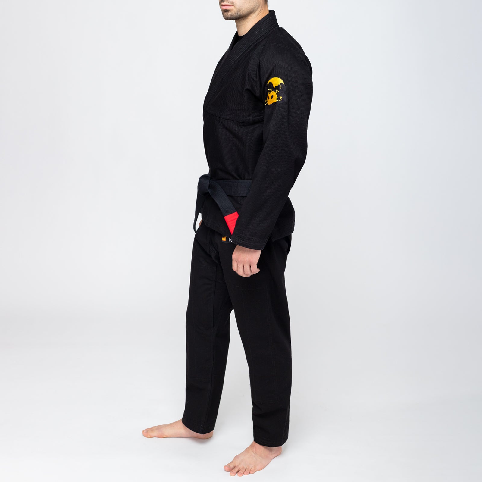 PANTERHEY by STOF パンタレイ ODDS&ENDS N3B 黒 POLAR FLEECE 1/4 ZIP HOODIE | Burnside 360