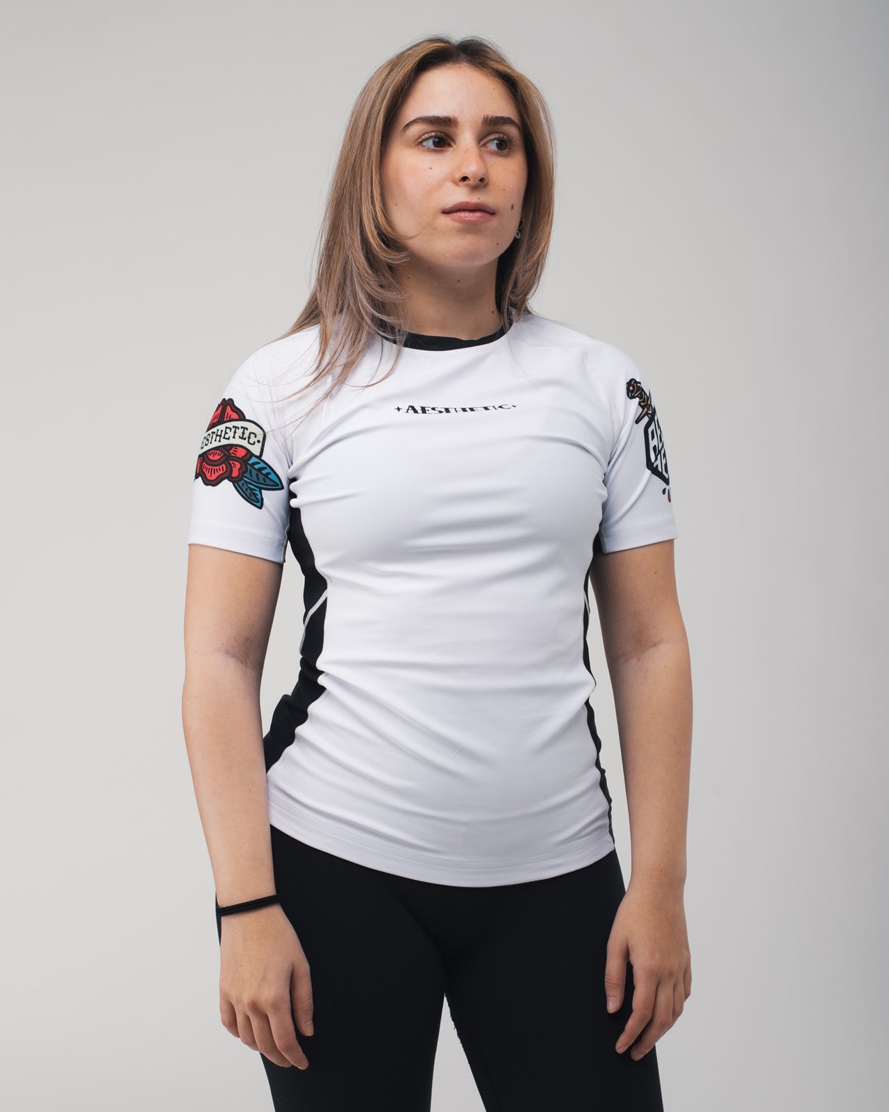 Aesthetic 'Old School' Women's Rash Guard