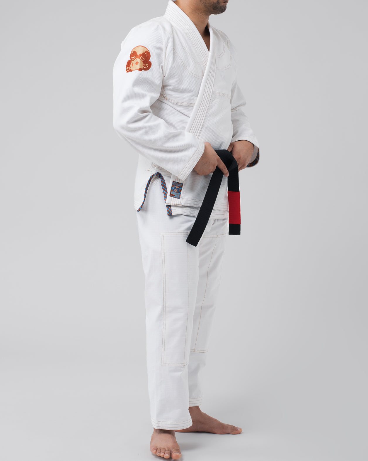 Inverted Gear Hybrid BJJ Gi - White/Mocha