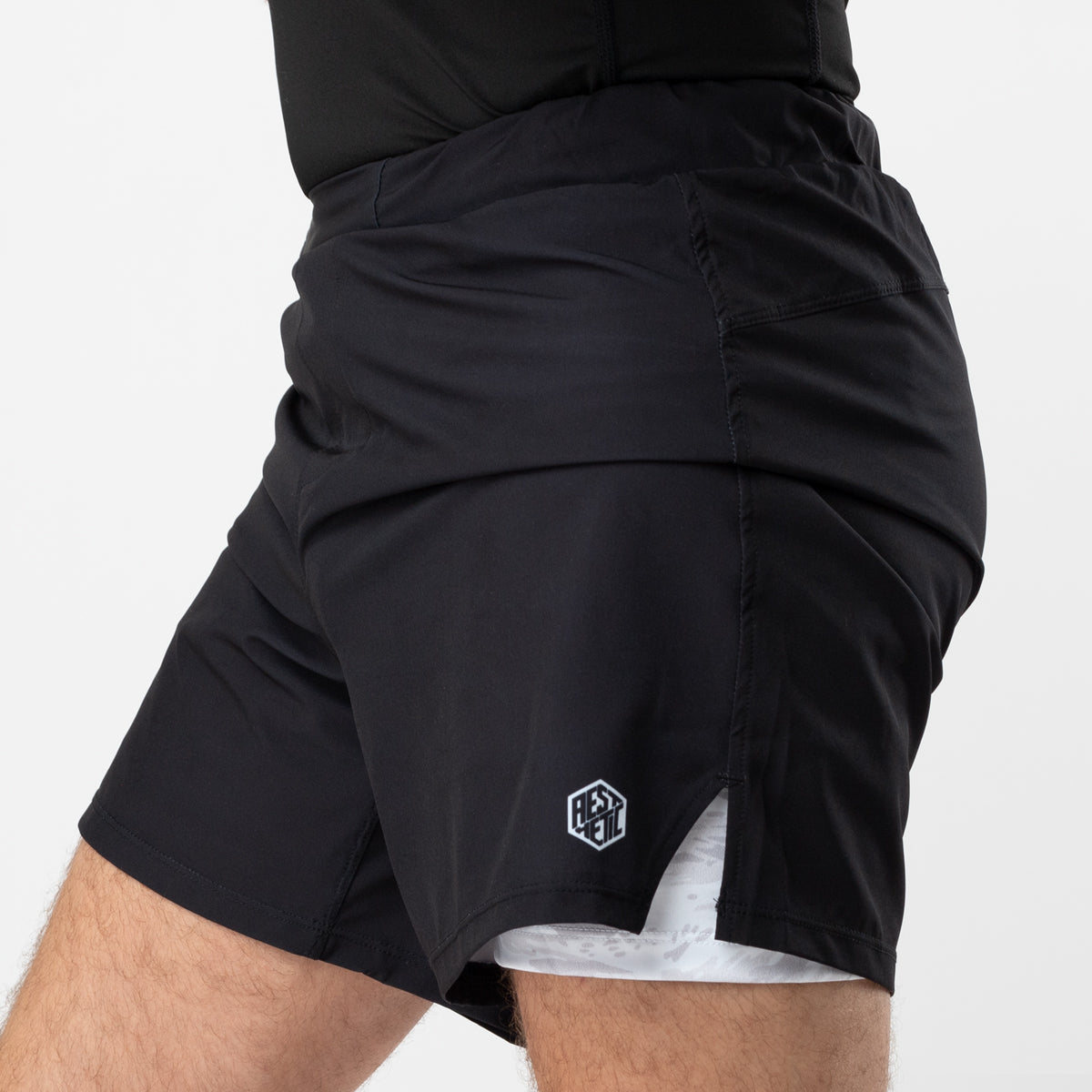 Aesthetic "Clutch" 2-Layer Shorts - Alpine Camo
