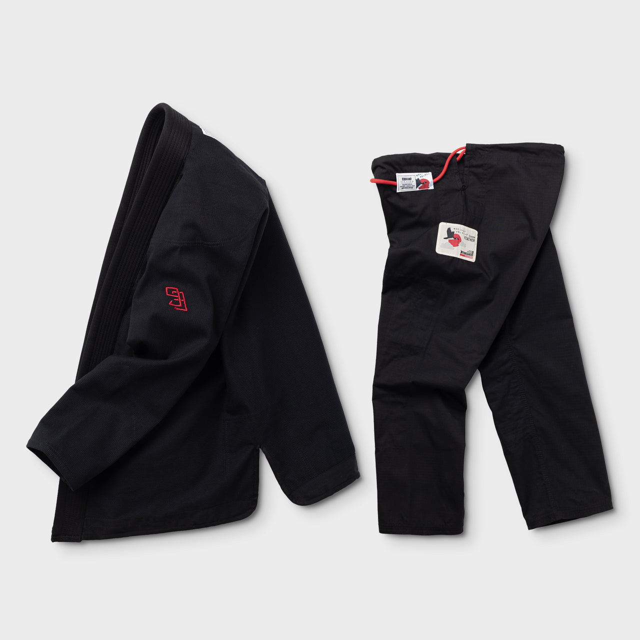 93brand "Goose Feather" Lightweight Black Jiu Jitsu Gi