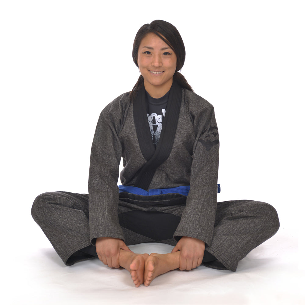 93brand Gotham Static Women's BJJ Gi - Heather Grey