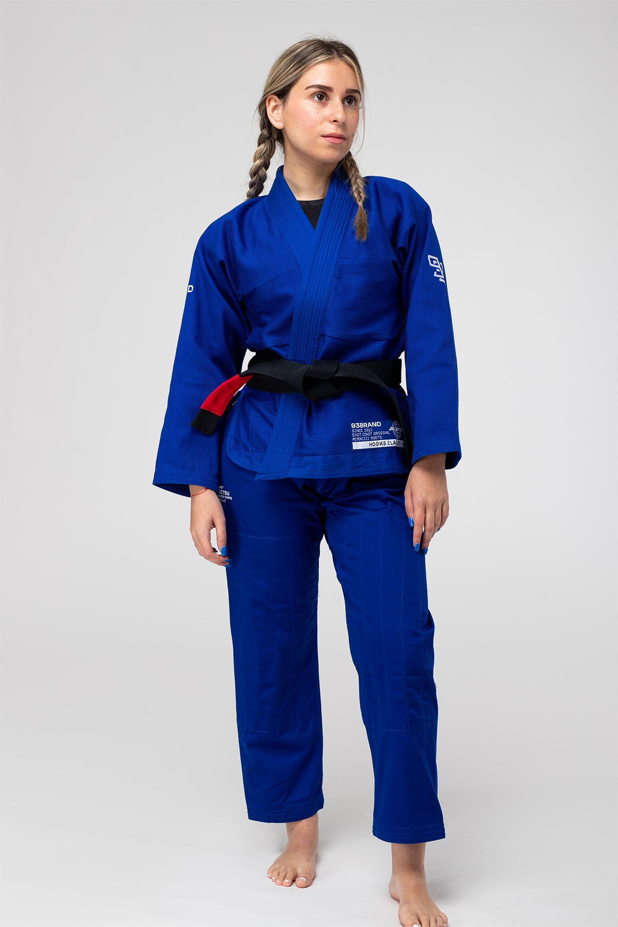 93brand Hooks Classic Women's BJJ GI - Blue