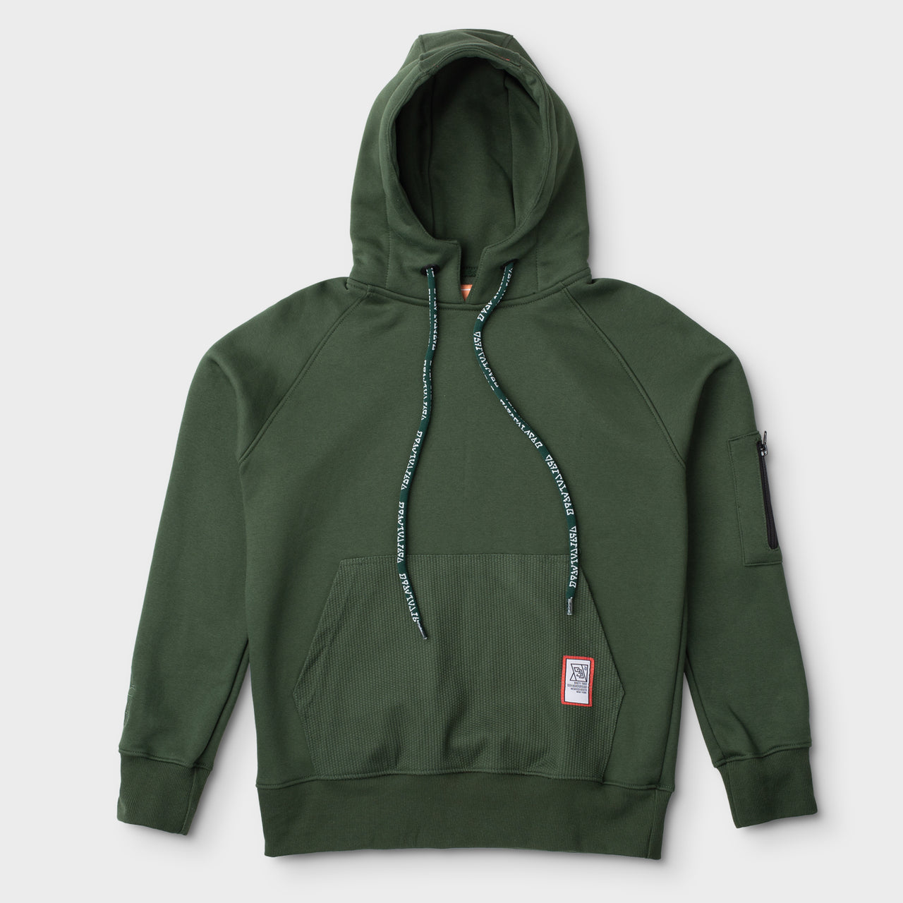 93brand Hybrid Hoodie (Pearl Weave Integrated) - Olive