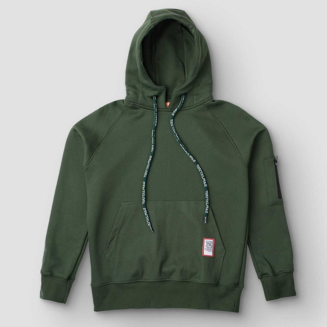 93brand Hybrid Hoodie (Pearl Weave Integrated) - Olive