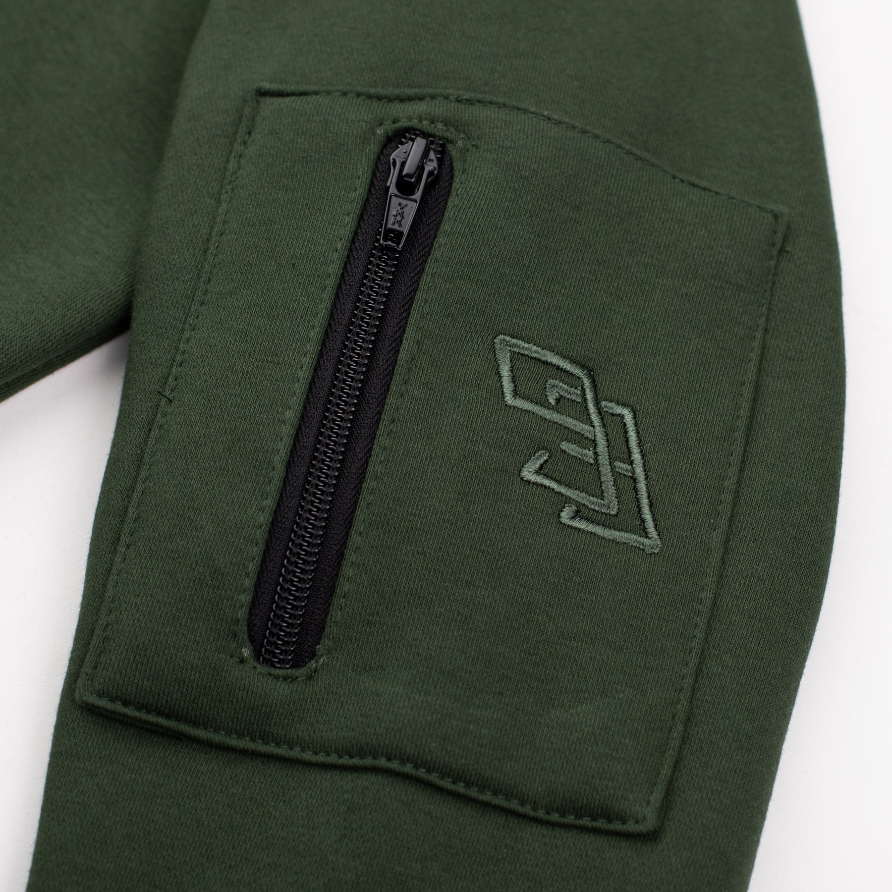 93brand Hybrid Hoodie (Pearl Weave Integrated) - Olive