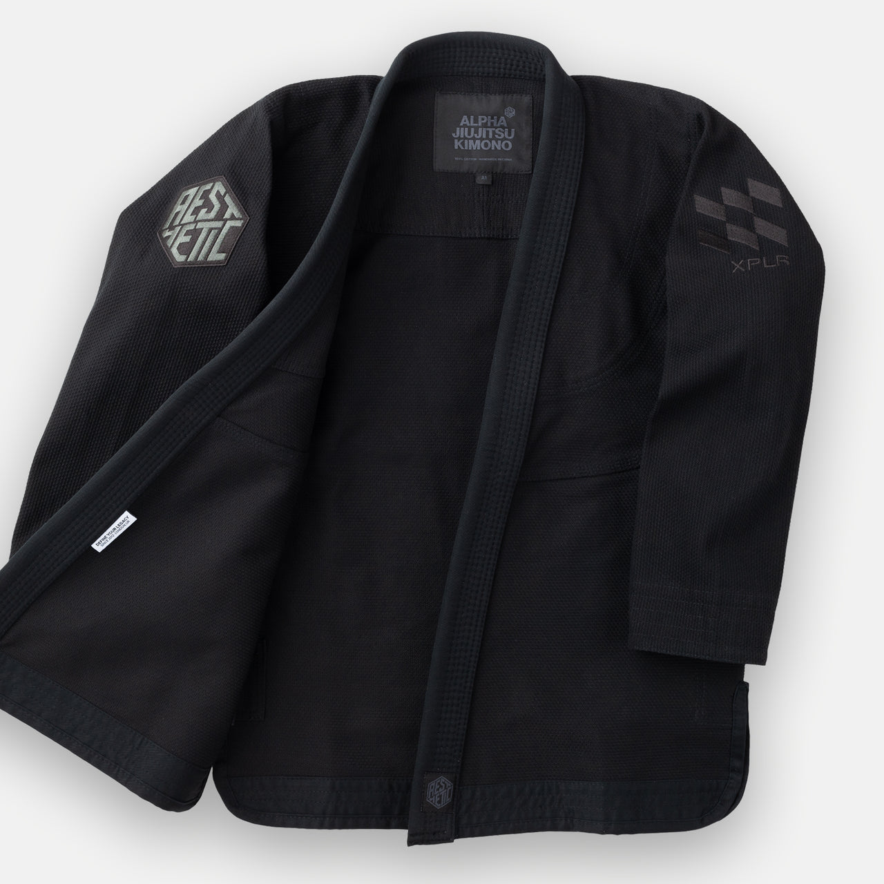 Aesthetic The Alpha+ Kimono - Black/Gunmetal
