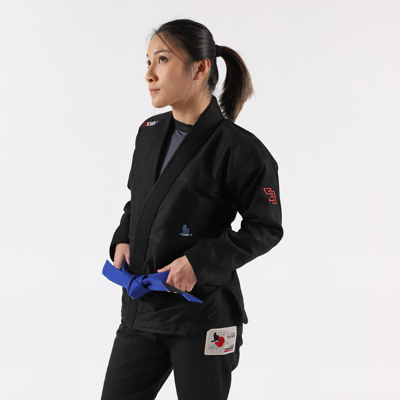 93brand "Goose Feather" Lightweight Women's Black Jiu Jitsu Gi