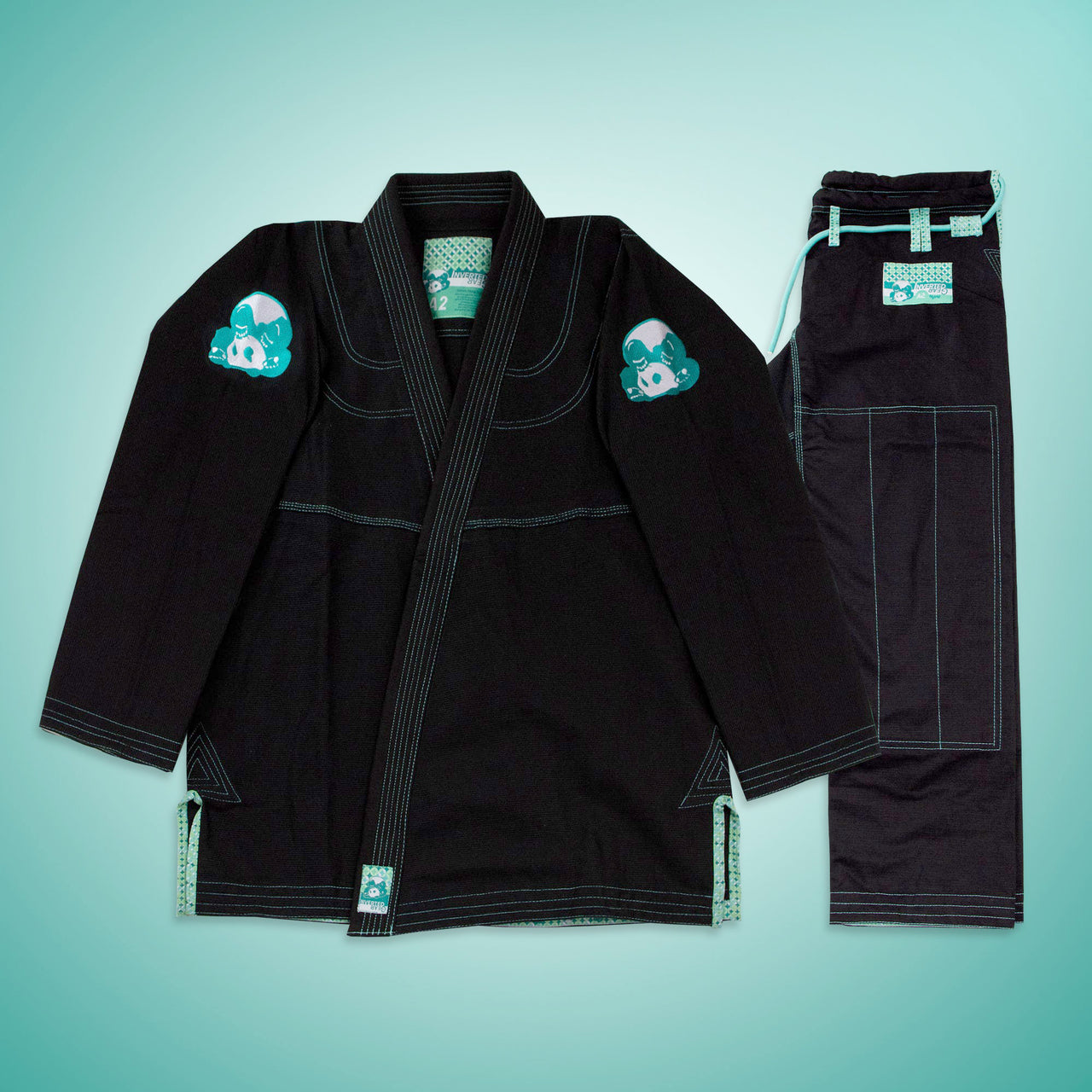 Inverted Gear Hybrid BJJ Gi - Black/Green