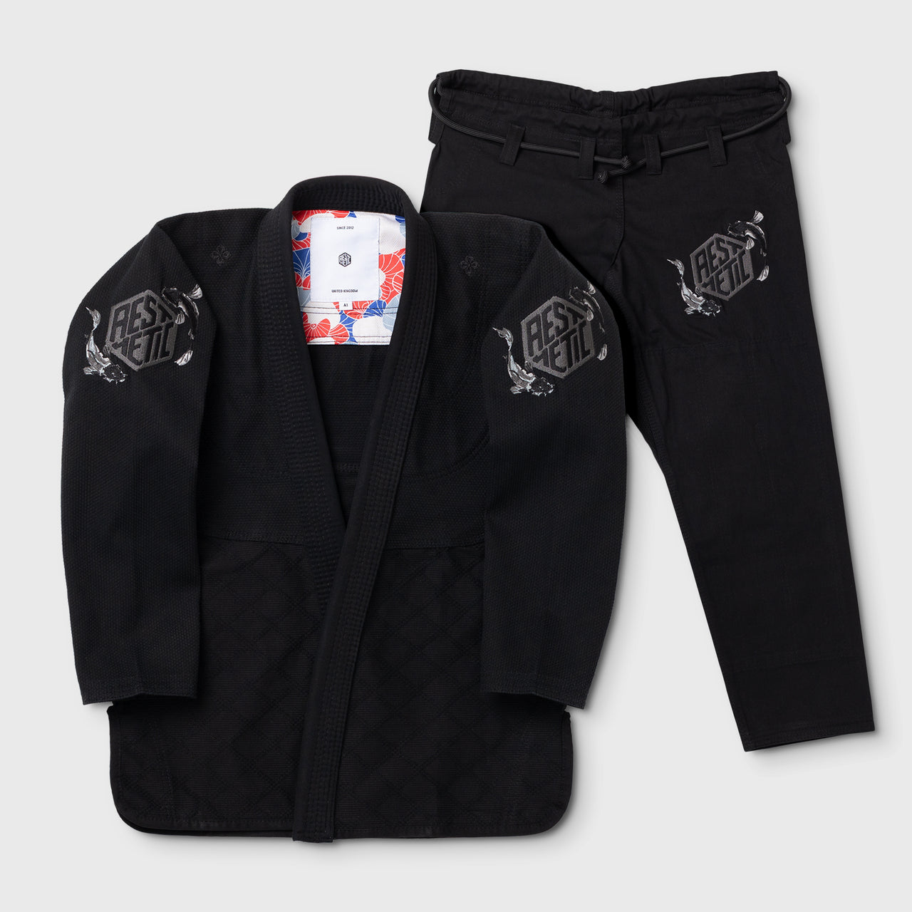 Aesthetic Koi BJJ Gi - Black