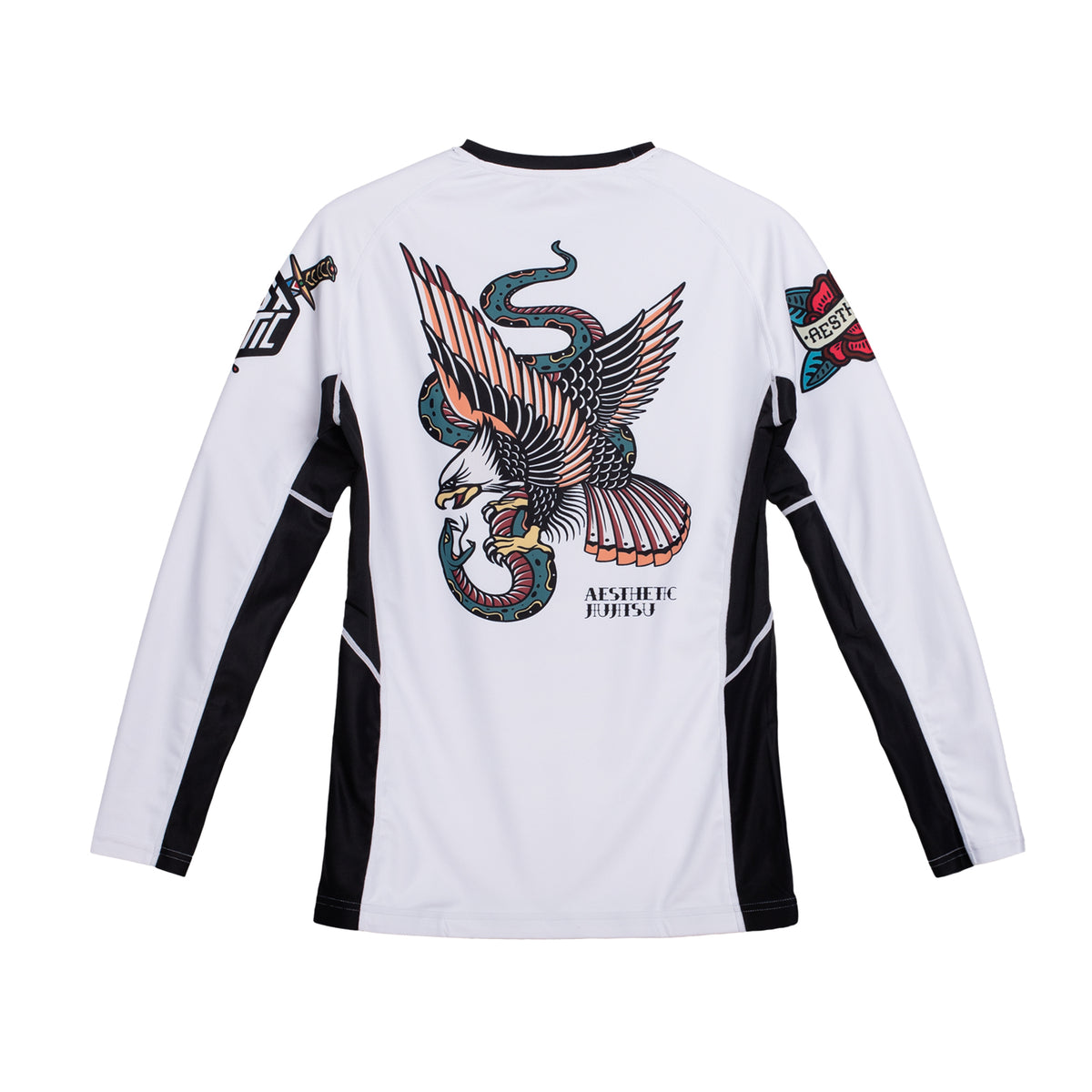 Aesthetic 'Old School' Long Sleeve Rash Guard