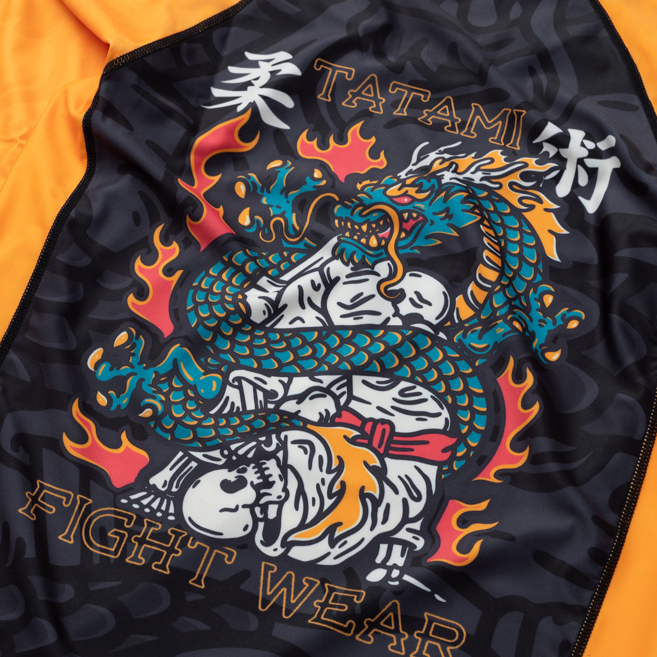 Tatami Azure Dragon Long Sleeve Rash Guard