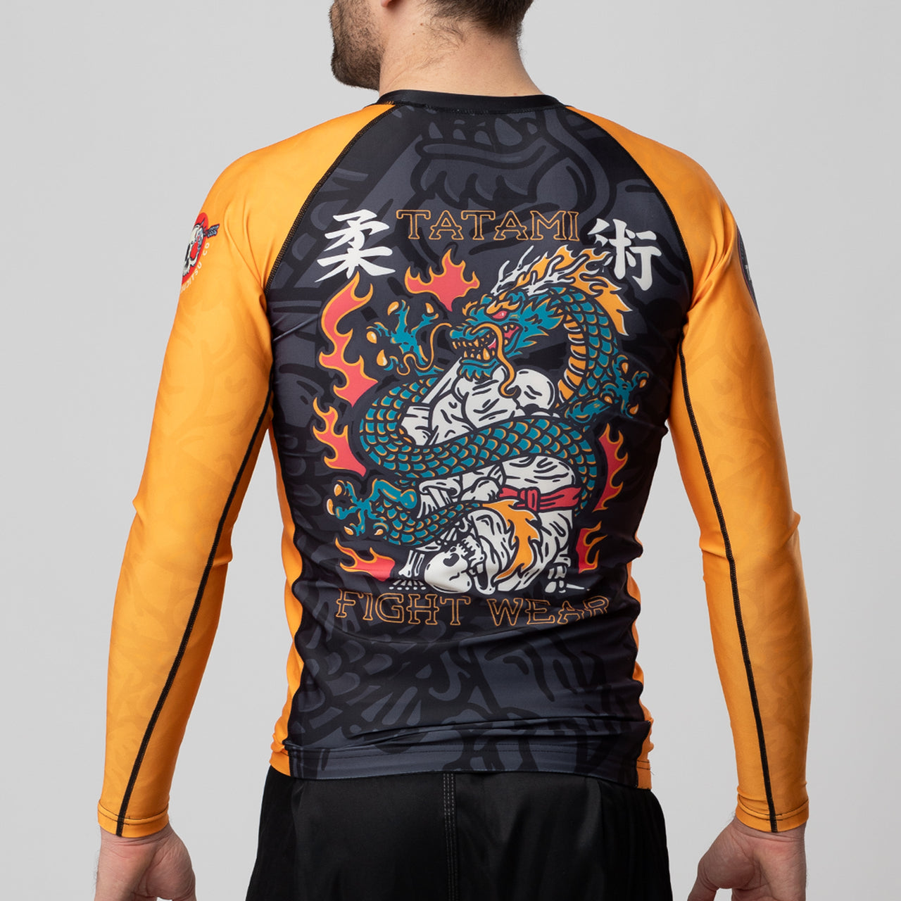 Tatami Azure Dragon Long Sleeve Rash Guard