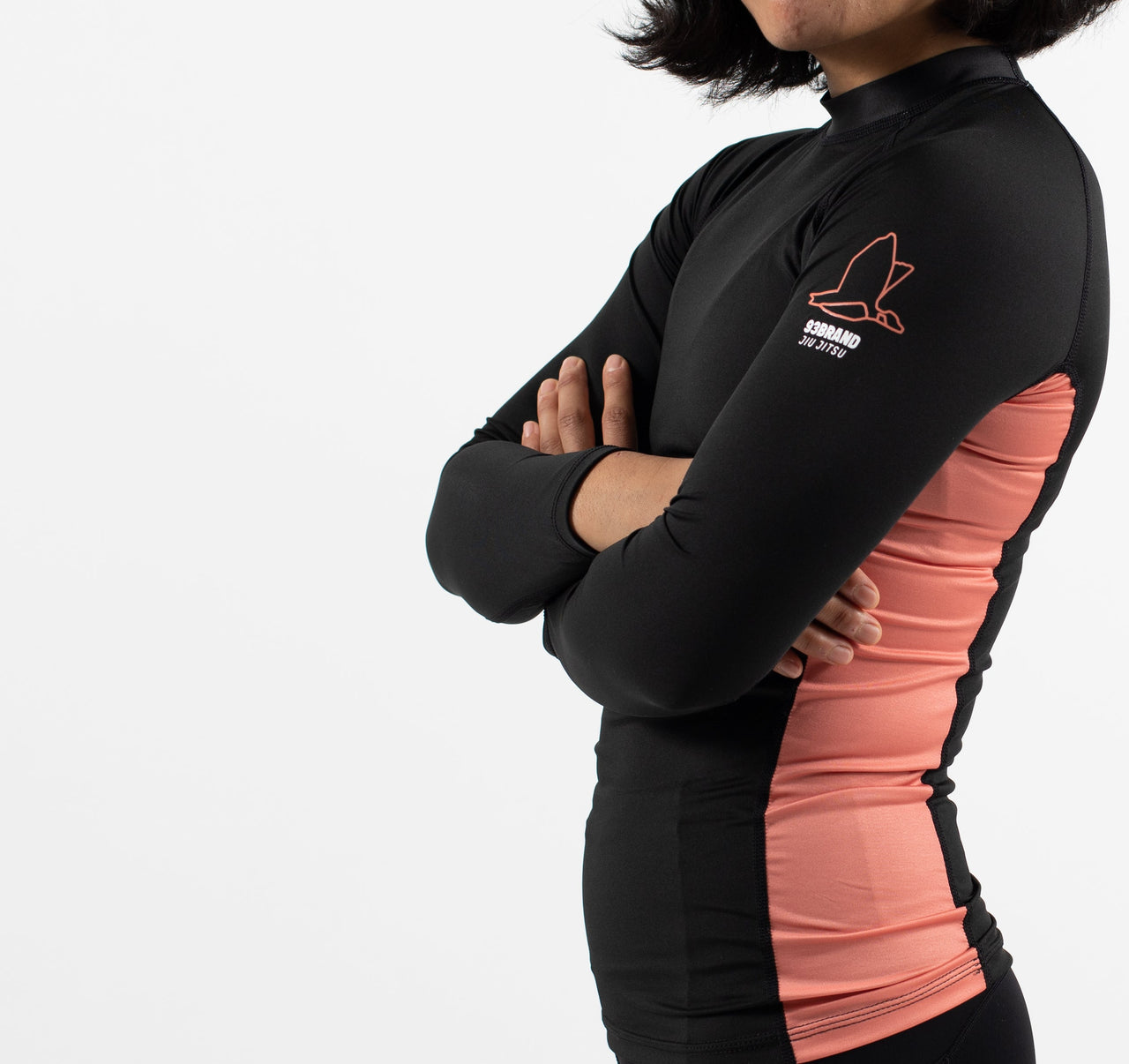 93brand Standard Issue Women's LS Rash Guards 2-PACK (Burgundy, Black)