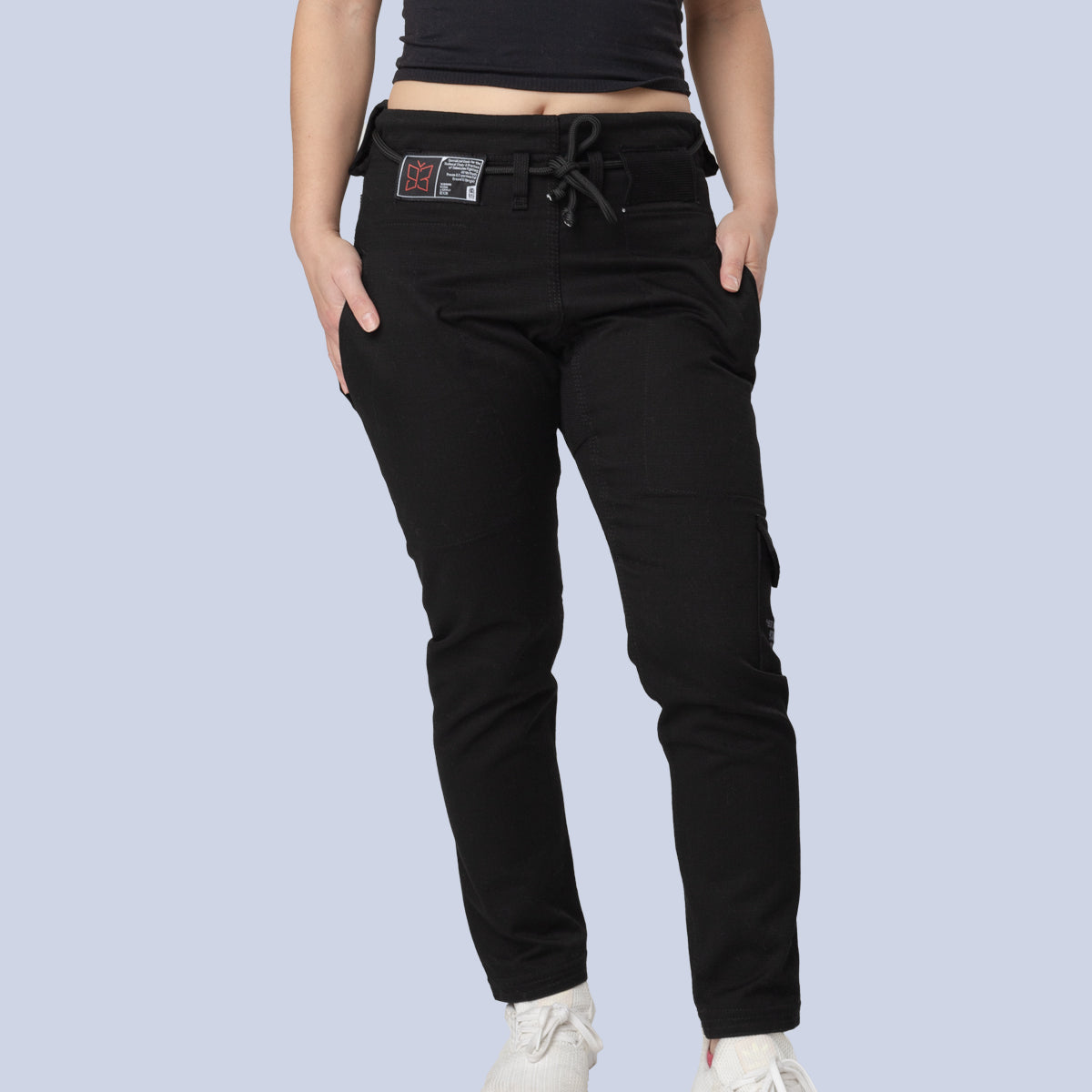 93brand Butterfly Originals Women's Casual Gi Pants - Black