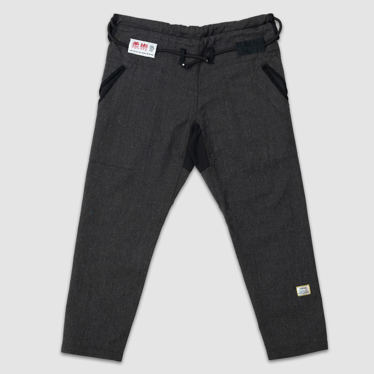 93brand JIU JITSU ORIGINALS Women's Casual Gi Pants - Dark Marl Grey